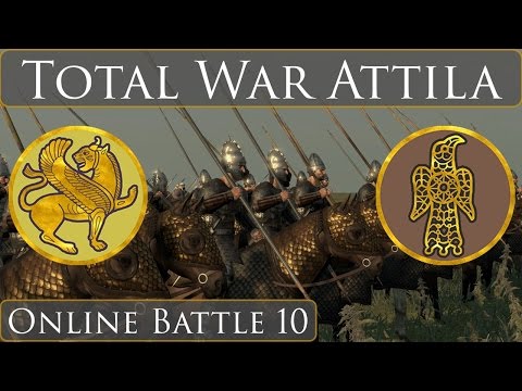 Total War Attila : Online Battle 10 : Sassanids vs Visogoths