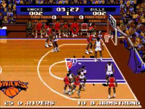 Tecmo Super NBA Basketball Megadrive