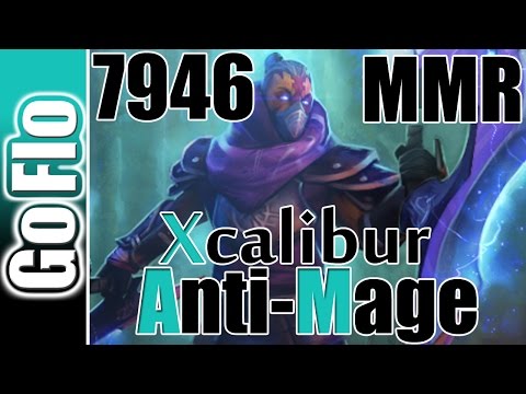 Antimage 7946mmr Xcalibur  Full Gameplay Dota 2