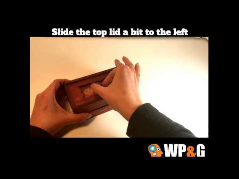 Good Luck Puzzle box solution Open & Close