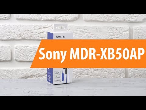 Наушники Sony MDR-XB50AP черный - Видео