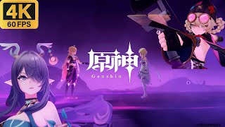 【原神】空月の歌 第1幕「白銀の浪と蒼林の舞」【4K60FPS】