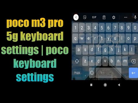 poco m3 pro 5g keyboard settings | poco keyboard settings