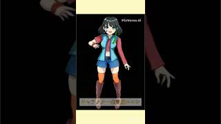 手元の立ち絵をPixVerseで動かしてみた　#shorts 