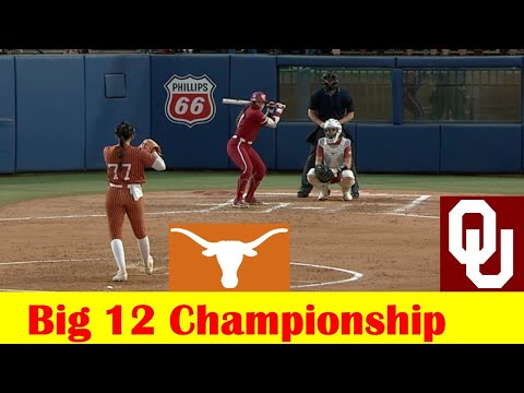 Oklahoma vs Texas Softball Game Highlights, 2024 Big 12 Championship