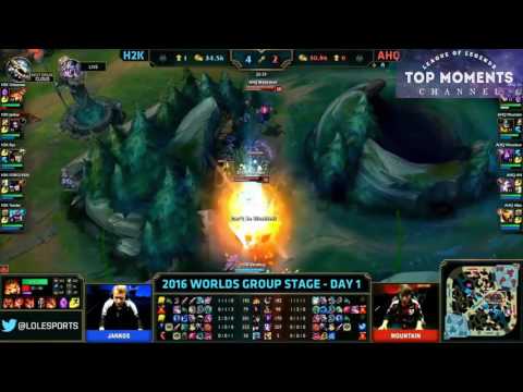 TM Channel - H2K vs AHQ Highlights - League of Legends World Championship 2016 Day 1 Group C.