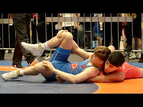 U15 Abdulkadir Celik (TUR) vs Süleyman Umut Sahinol (TUR) 68kg final! Greco-r boys wrestling. B-cam