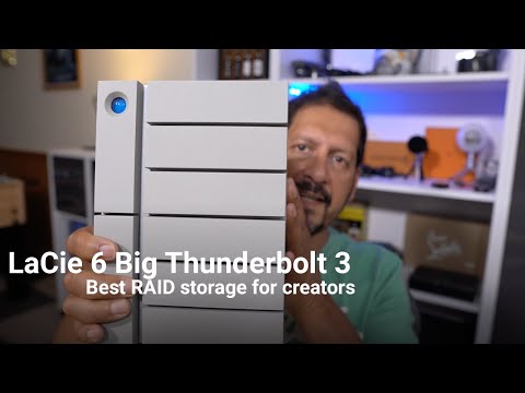 Lacie 6 Big Thunderbolt 3 Best Storage Solution for Video Creators