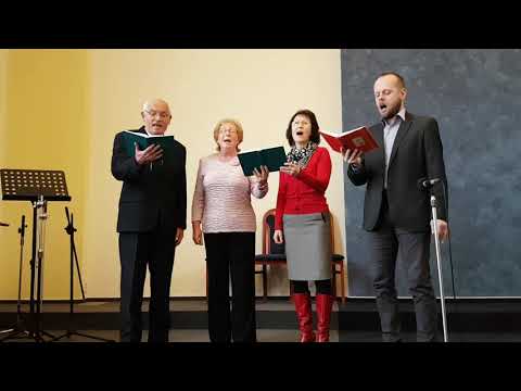 BB kvarteto - Radosť mi vrátila Golgota - bohoslužba 22.12.2018 - zbor CASD B.Bystrica 2