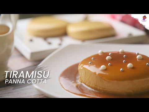 Tiramisu Panna Cotta with Coffee Sauce | Italian Dessert Recipe | Coffee Panna Cotta | Coffee Lovers