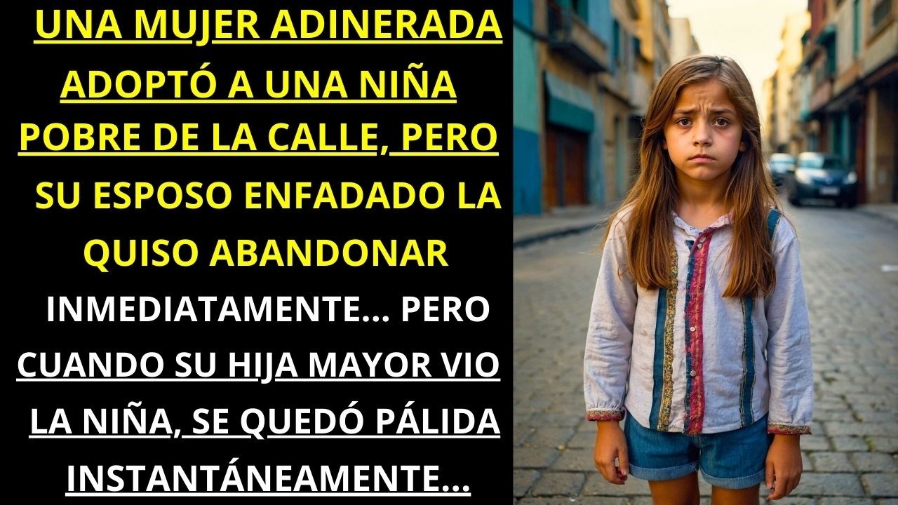 Una Mujer Adinerada Adoptó A Una Niña Pobre De La Calle.