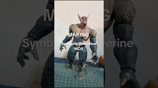 Venomized Wolverine web of shadows - custom marvel legends