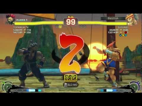 Tokido (Gouki) vs SUSUKEI (Adon), Daidouraku (Makoto) - AE 2012 Matches *720p*