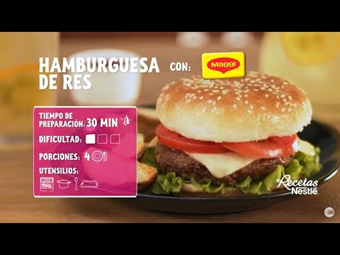 Receta de hamburguesa, una comida que tendrás en minutos​