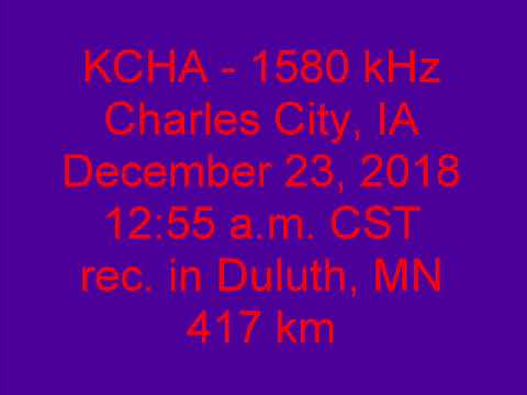 KCHA 1580   Charles City, IA 2018 12 23 12 55 18 AM CST