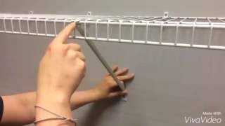 How To Correctly Install ClosetMaid Shelf Support Brackets