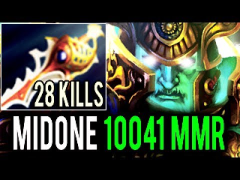 MidOne 10041 MMR World Top 1 —  Divine Wraith King 28 Kills Insane Gameplay Dota 2