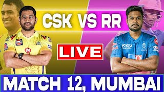 Live: CSK vs RR | IPL Live Scores | Chennai vs Rajasthan | IPL 2021 Live Match!