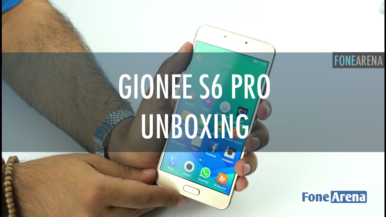 Gionee S6 Pro Unboxing