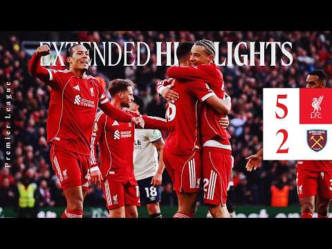 Extended Highlights | Ekitike, Van Dijk, Mac Allister & Gakpo Score! Liverpool 5-2 West Ham