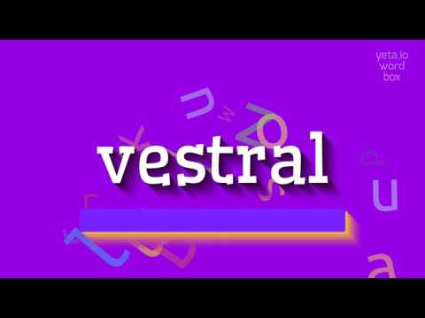 VESTRAL - HOW TO PRONOUNCE VESTRAL? #vestral
