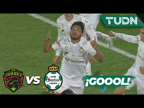 ¡Gol de Santos! Aguirre hace un golazo de cabeza | FC Juárez 0 - 1 Santos | Liga Mx CL 20 J7 | TUDN