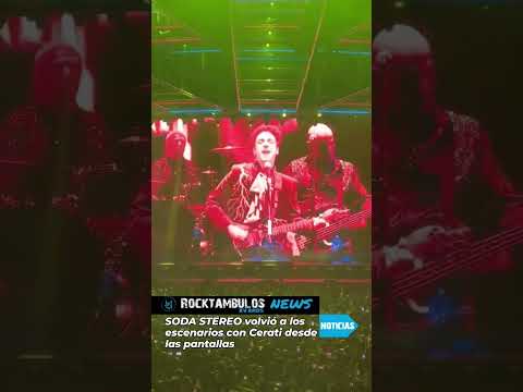 Con Cerati desde las pantallas, Soda Stereo volvió a los escenarios