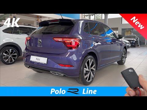 VW Polo R Line 2022 - FIRST FULL Review in 4K | Exterior - Interior, 1.0 TSI 110 HP, DSG, Price