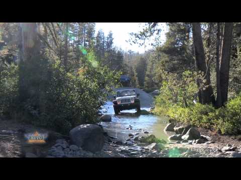 Jeep Wrangler on the Rubicon Trail
