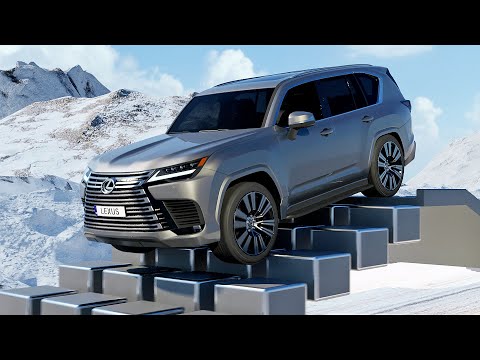 Lexus LX600 Suspension Test | 3DMCAR