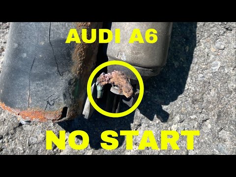 EASIEST WAY TO CHANGE STARTER MOTOR - AUDI 3.2L A3 A4 A6 Q5 - NO START? No Need to remove alternator
