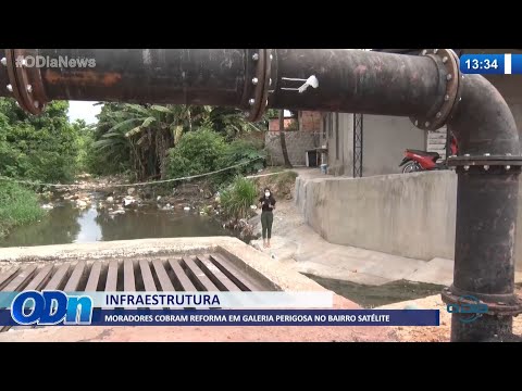 Moradores cobram reforma em galeria perigosa no bairro Satélite 03 02 2022