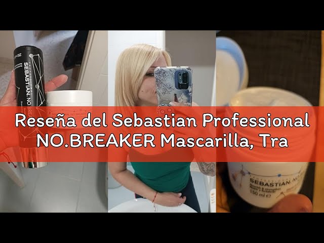 Vídeo relacionado con Sebastian Professional NO.BREAKER Mascarilla, Tratamiento Reparador Cabello Dañado, Acondicionador Intenso, Para un Cabello más Suave y Brillante, 500ml