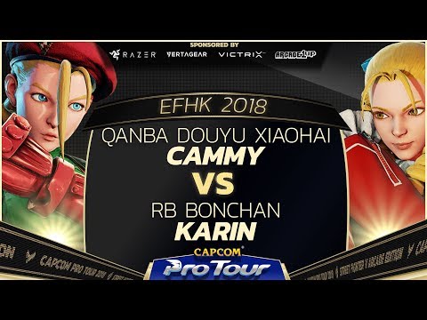 Qanba Douyu XiaoHai (Cammy) vs RB Bonchan (Karin) - EFHK 2018 Top 16 - CPT 2018
