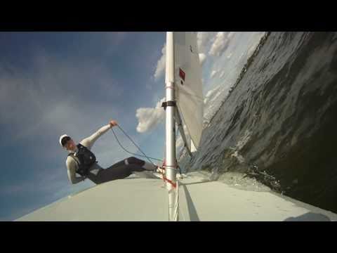 GoPro HD HERO: Extreme laser sailing with slow motion tacks