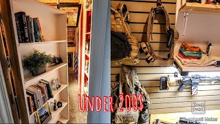 The best hidden BUDGET gun room.