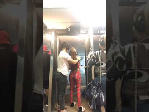 Malu Trevejo practicing target shooting with weapons | part 2 | April 17, 2019