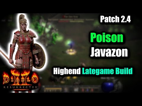 The Poison Javazon is actually pretty good now! - Patch 2.4 Diablo 2 Resurrected