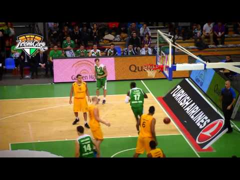 Skrót meczu Stelmet Zielona Góra vs. Telenet Oostende 19.02.2014