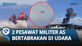 Momen Mencekam!  2 Pesawat Militer AS Bertabrakan saat Pertunjukan Udara di Idaho