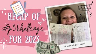Let’s Recap Our #p31challenge For 2023! | How Much Did I Save?