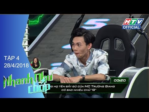 HTV NHANH NHƯ CHỚP | BB Trần, Hải Triều ngang tài ngang sức | NNC #4 FULL | 28/4/2018