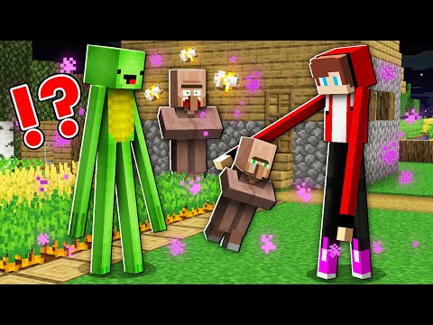 How Mikey and JJ Became Enderman ? - Minecraft (Maizen)