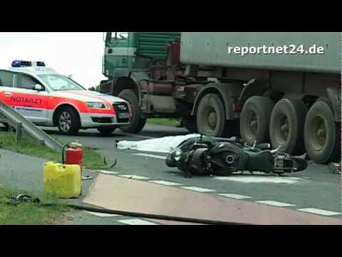 1 Toter bei Schweren Motorrad-Unfall in Wustermark - Havelland