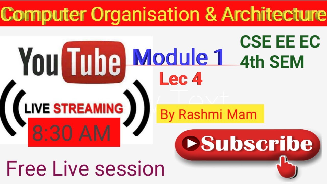Computer Architecture and Organization | Lec 4 | Data Storage in The Memory |Machine Instruction|AKU