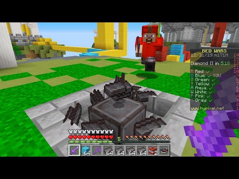 Minecraft Bedwars but with netherite generators...