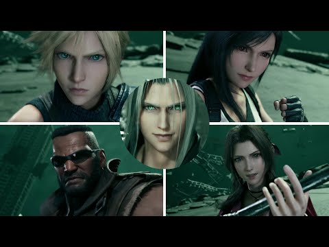 All Sephiroth Final Battle Cutscenes | Final Fantasy VII Remake