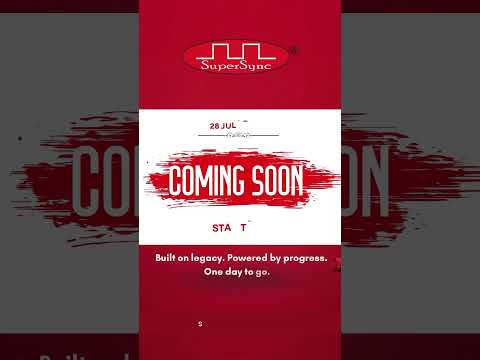 Built on legacy. Powered by progress. One day to Go...!