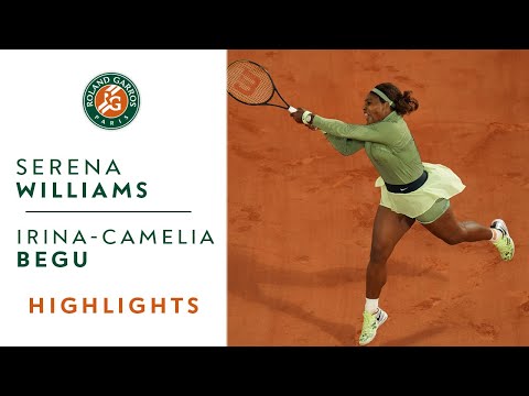 Serena Williams vs Irina-Camelia Begu - Round 1 Highlights | Roland-Garros 2021