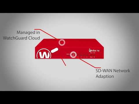 WatchGuard Firebox T45 WGT450075 video preview